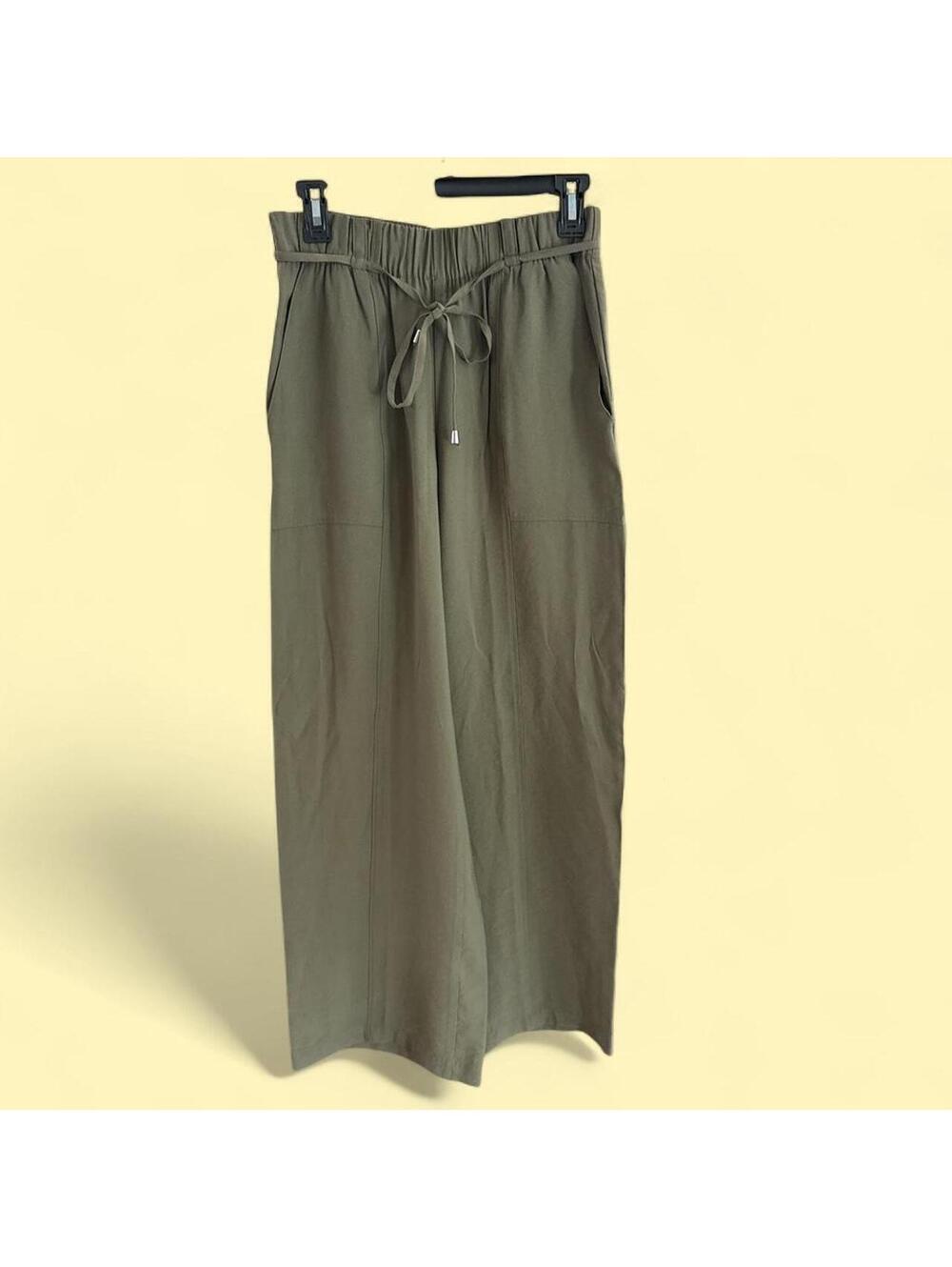 Zara Women's Khaki and Green Trousers